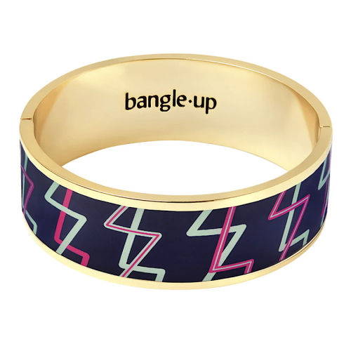 Bracelet ziggy Noir Bangle up