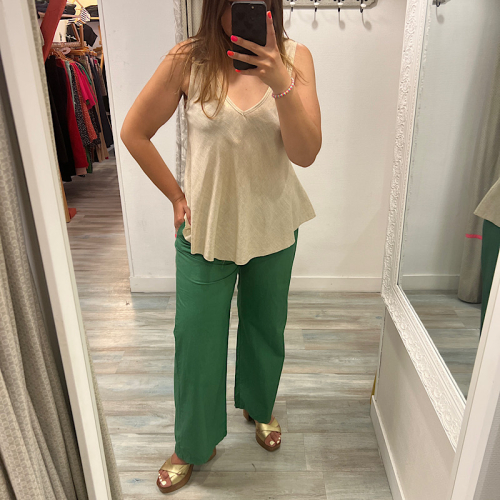 Pantalon Nino Vert